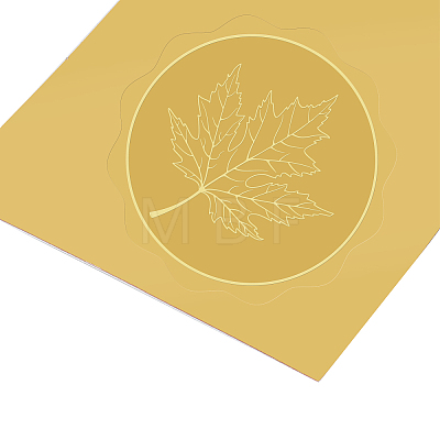 Self Adhesive Gold Foil Embossed Stickers DIY-WH0211-048-1