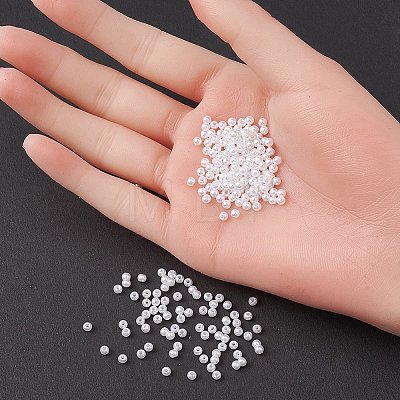ABS Plastic Imitation Pearl Beads KY-KY0001-51-1