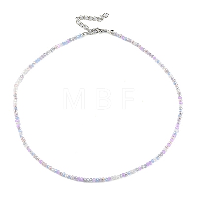 Bling Glass Beaded Necklace for Women NJEW-PH01492-04-1