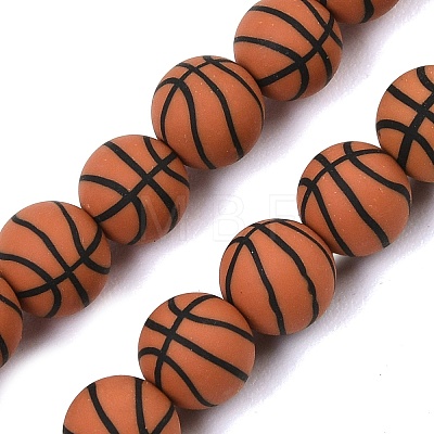 Handmade Polymer Clay Beads Strands PY-CBAEC33-01K-1