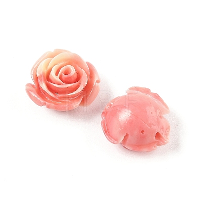 Synthetic Shell Dyed Beads SHEL-K007-15E-1