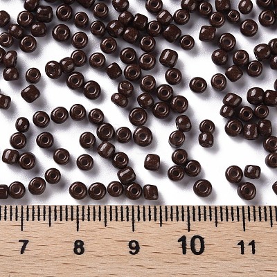 Baking Paint Glass Seed Beads SEED-US0003-3mm-K18-1