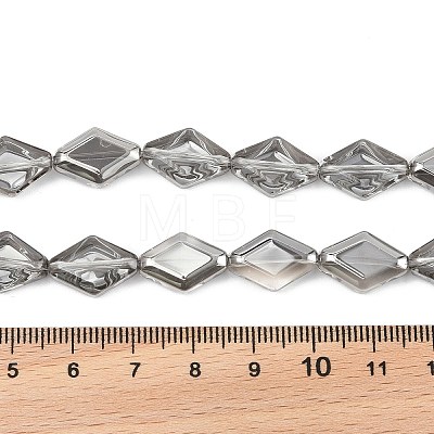 Electroplate Glass Beads Strands EGLA-B010-01A-PL03-1