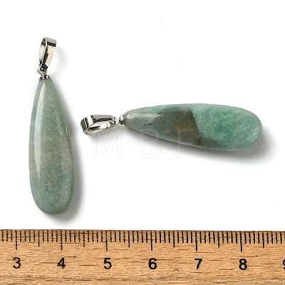 Natural Amazonite Pendants G-Q192-07P-04-1