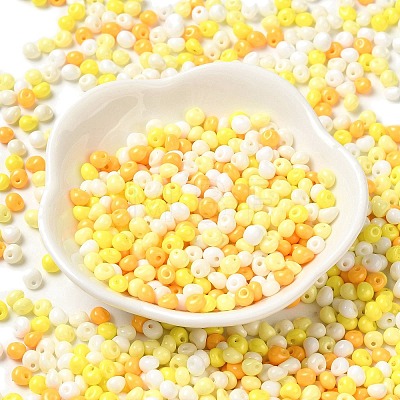 6/0 Opaque Baking Paint Glass Seed Beads X1-SEED-M012-02A-28-1