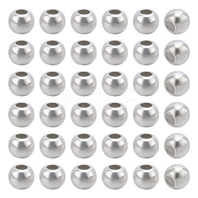 60Pcs 925 Sterling Silver Beads STER-AR0001-20-1