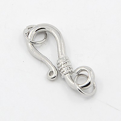 Alloy S-Hook Clasps PALLOY-K026-M-1