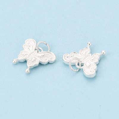 925 Sterling Silver Butterfly Charms STER-T009-01S-1