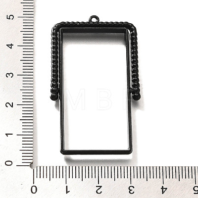 Alloy Open Back Bezel Pendants PALLOY-I223-07EB-1