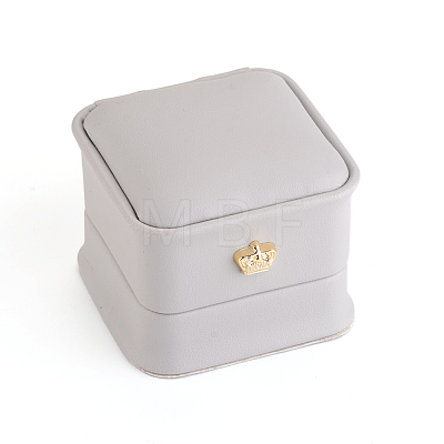 PU Leather Ring Gift Boxes LBOX-L005-A02-1