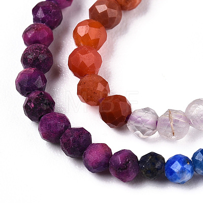 Natural Mixed Gemstone Beads Strands G-D080-A01-03-20-1