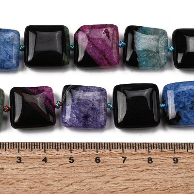 Natural Agate Beads Strands G-F820-D01-01-1