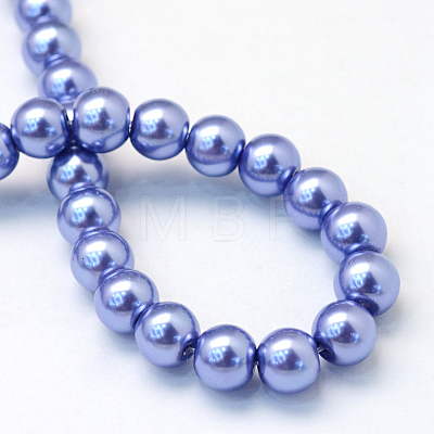 Baking Painted Glass Pearl Bead Strands X-HY-Q003-3mm-09-1