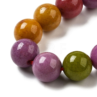 Dyed Natural Malaysia Jade Beads Strands G-G021-02C-14-1