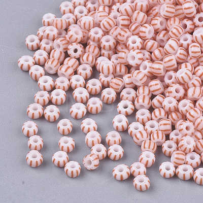 8/0 Grade A Round Glass Seed Beads X-SEED-S030-415-1