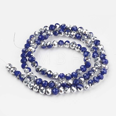 Electroplate Opaque Glass Beads Strands LS-EGLA-A034-P6mm-M14-1