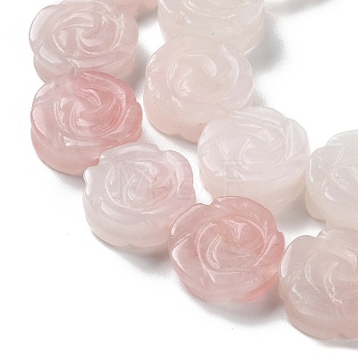 Natural Rose Quartz Beads Strands G-B065-B16-1