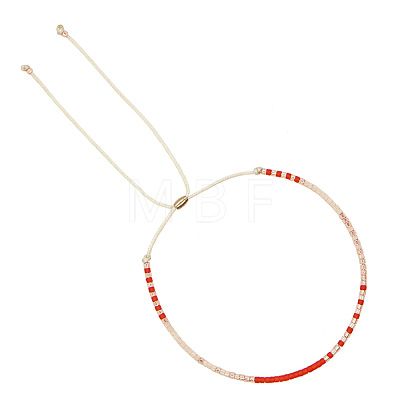 Adjustable Plastic Beaded Slider Bracelets YS6543-15-1