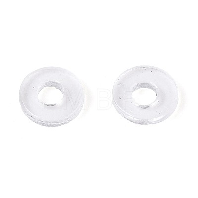 200Pcs Transparent PVC Insulating Gaskets PVC-T006-2.5mm-01-1