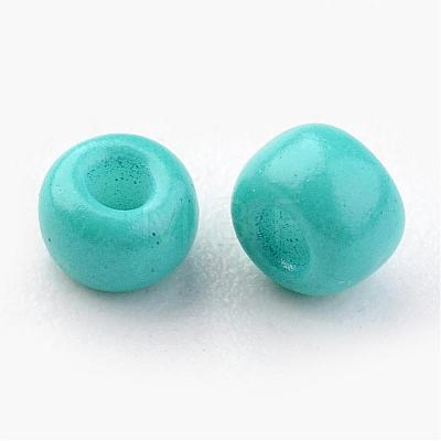 8/0 3mm Baking Paint Glass Seed Beads X-SEED-S002-K10-1