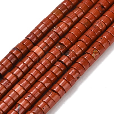 Natural Red Jasper Beads Strands G-Z110-A35-2x4mm-1