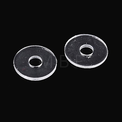 50Pcs Transparent PVC Insulating Gaskets PVC-T006-5mm-01-1