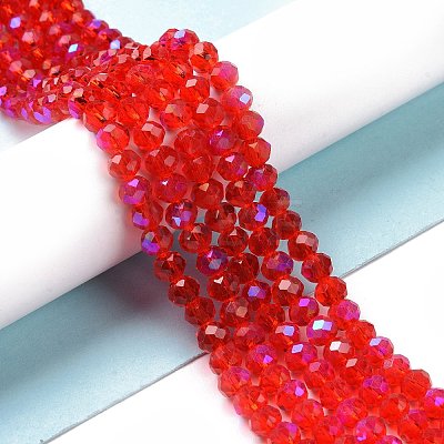 Electroplate Glass Beads Strands EGLA-A034-T4mm-L05-1