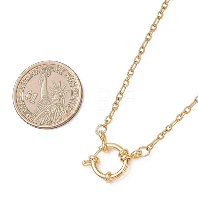 2.5MM 304 Stainless Steel Figaro Chain Necklaces with Spring Ring Clasps NJEW-JN05709-1