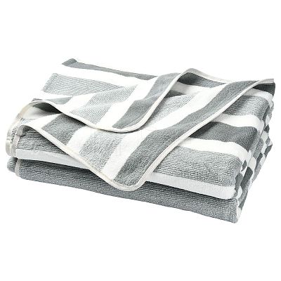 Polyester Stripe Towel AJEW-FZC0001-007C-1