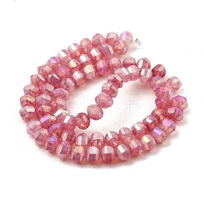 Imitation Jade Glass Beads Strands GLAA-P058-03A-1
