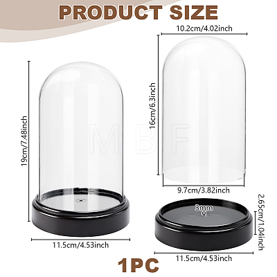 Acrylic Dome Cover DIY-WH0899-949B-1