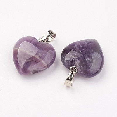 Natural Amethyst Pendants LS-G-G956-B03-FF-1