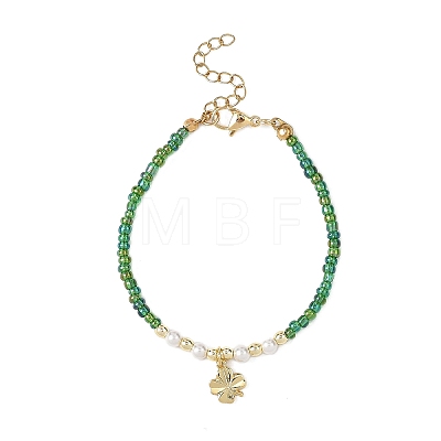 6Pcs Brass Charm Bracelets BJEW-JB12790-1