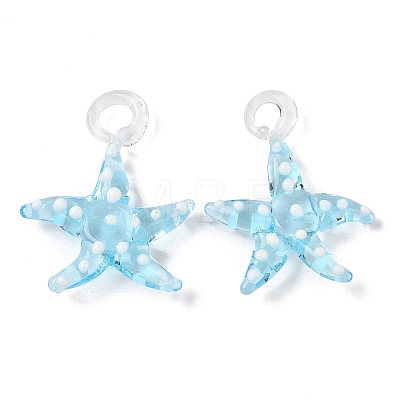 Handmade Lampwork Pendants LAMP-A004-05P-1