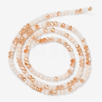 Glass Beads Strands GLAA-F106-B-16-1