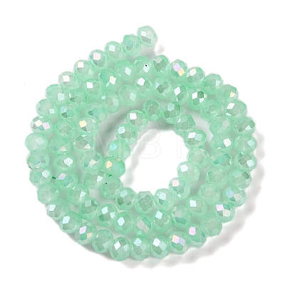 Baking Electroplate Glass Beads Strands X1-DGLA-A039-J6MM-B07-1