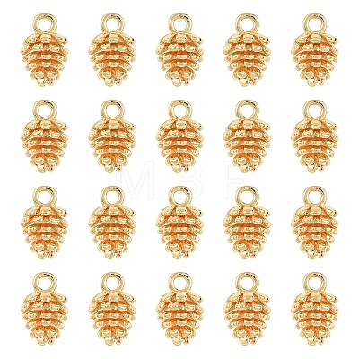 10Pcs Brass Charms KK-YW0004-46-1