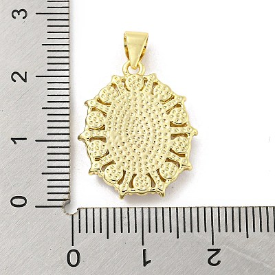 Brass with ABS Plastic Imitation Pearl Pendants FIND-Z023-04B-1