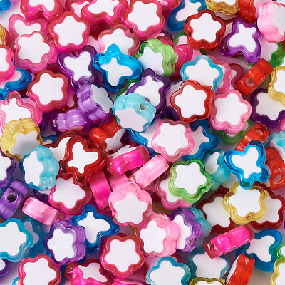 480Pcs 12 Style Transparent Acrylic Beads TACR-BT0001-04-1