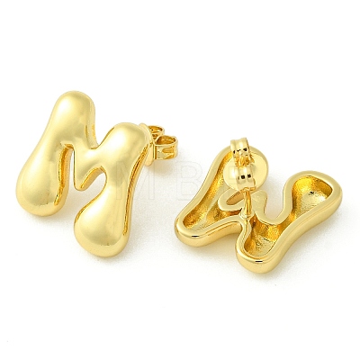 Rack Plating Brass Earrings EJEW-S222-01G-M-1