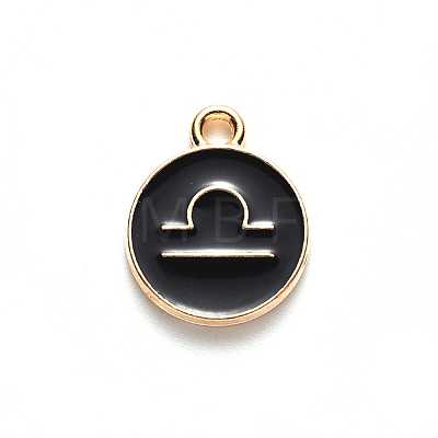 Alloy Enamel Pendants LS-X-ENAM-S124-01B-08K-1