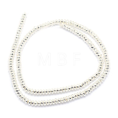 Electroplate Non-magnetic Synthetic Hematite Beads Strands G-L485-06B-S-1