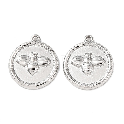 304 Stainless Steel Pendants STAS-P432-01C-P-1