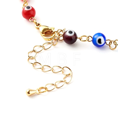 Brass Curb Chain Pendant Necklace NJEW-JN03538-1