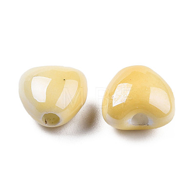Pearlized Handmade Porcelain Beads PORC-T007-21-11-1