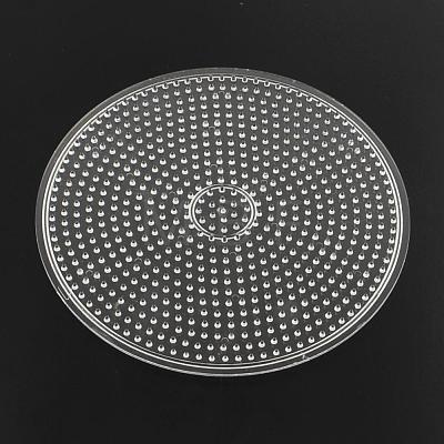 Flat Round ABC Plastic Pegboards used for 5x5mm DIY Fuse Beads DIY-Q009-52-1
