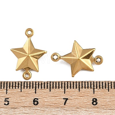 304 Stainless Steel Connector Charms STAS-L297-10G-1
