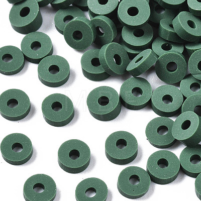 Handmade Polymer Clay Beads LS-CLAY-R067-4.0mm-B46-1
