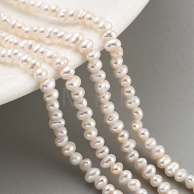 Natural Cultured Freshwater Pearl Beads Strands PEAR-C003-06F-1