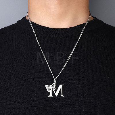 201 Stainless Steel Necklaces NJEW-Q336-01Q-P-1